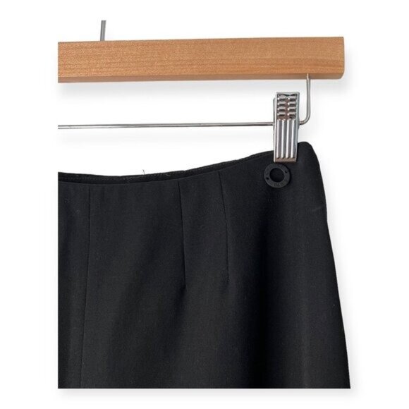 Chanel Black Wool CC Logo Skinny Wool Pants - Picture 4 of 10